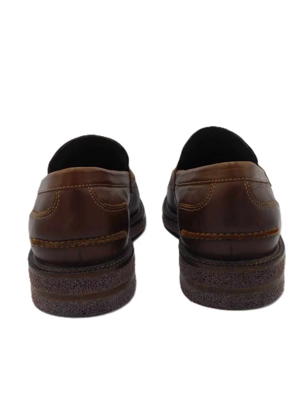 Donald Pliner Brown Leather Landry Penny Loafers | Preppy Casual | EUC | 8.5M - Picture 4 of 11